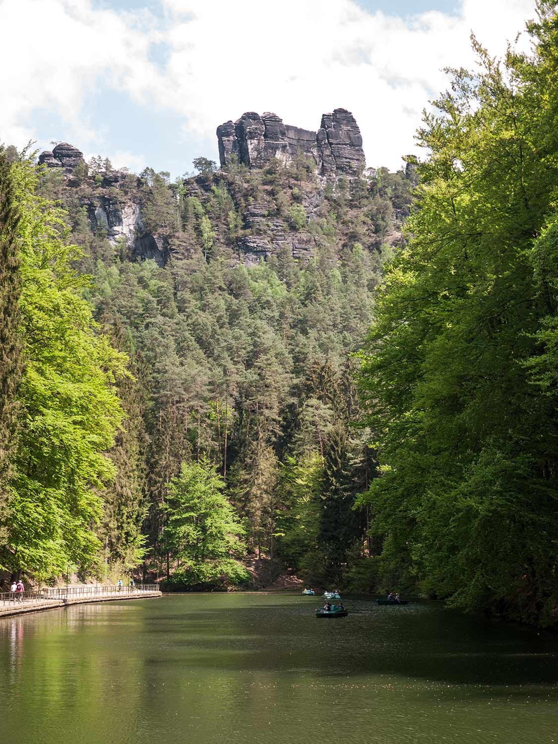 Amselsee und Lokomotive - Sächsische Schweiz