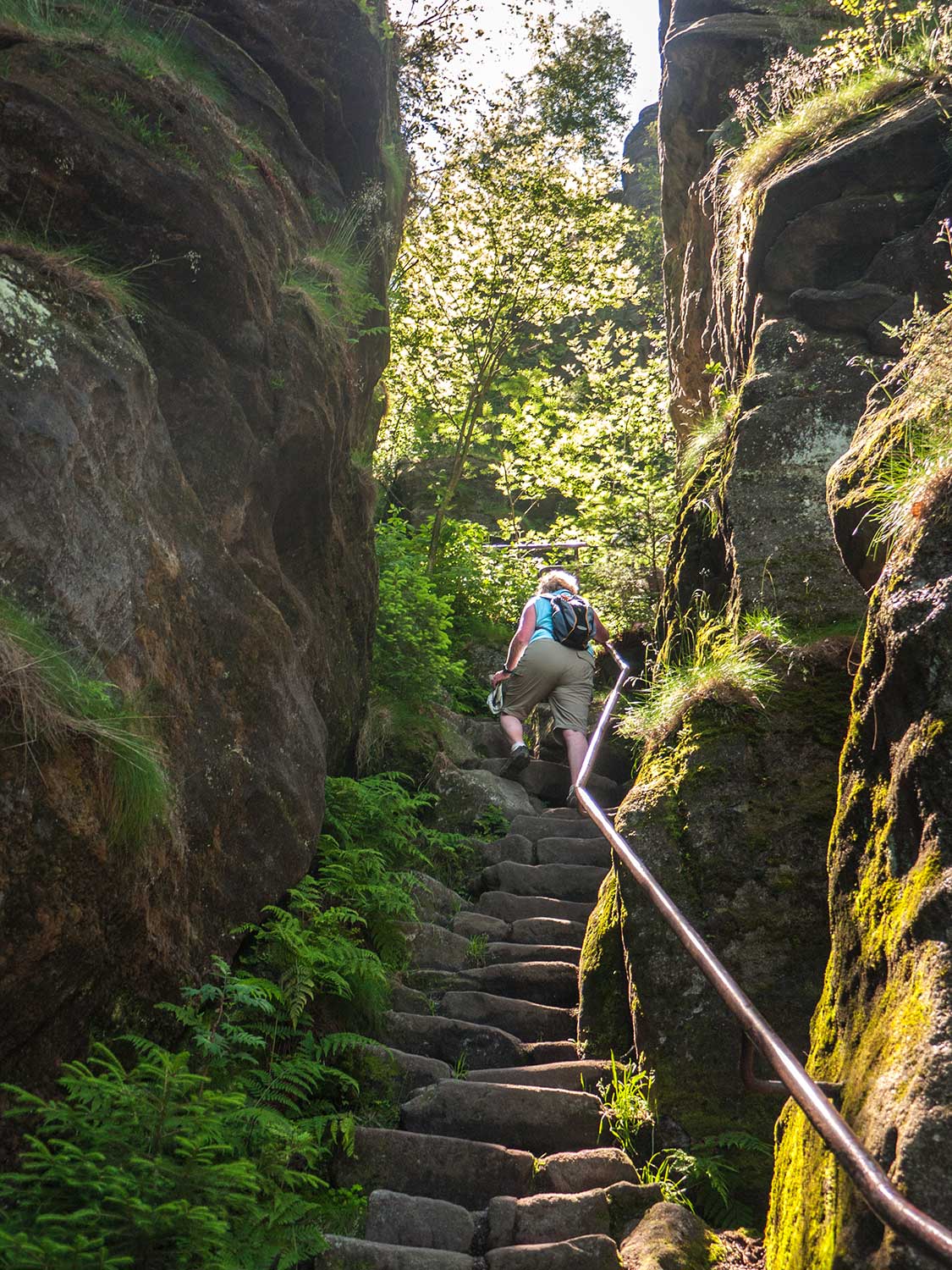 Aufstieg zum Pfaffenstein - Sächsische Schweiz